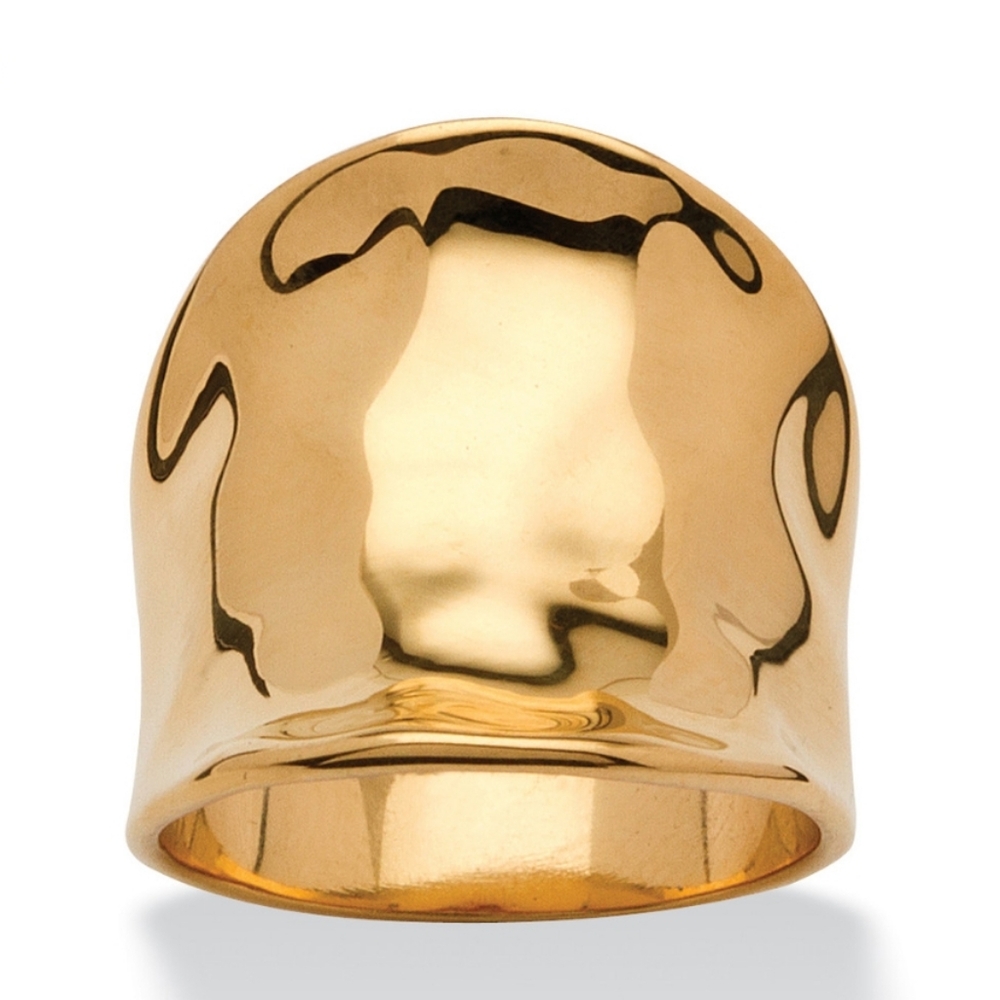 NWT! Concave Cigar Band Ring